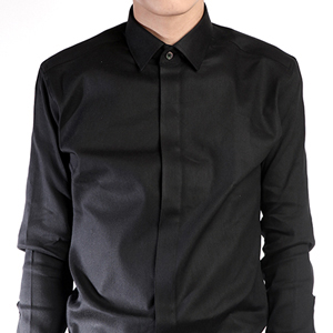 black denim shirt    